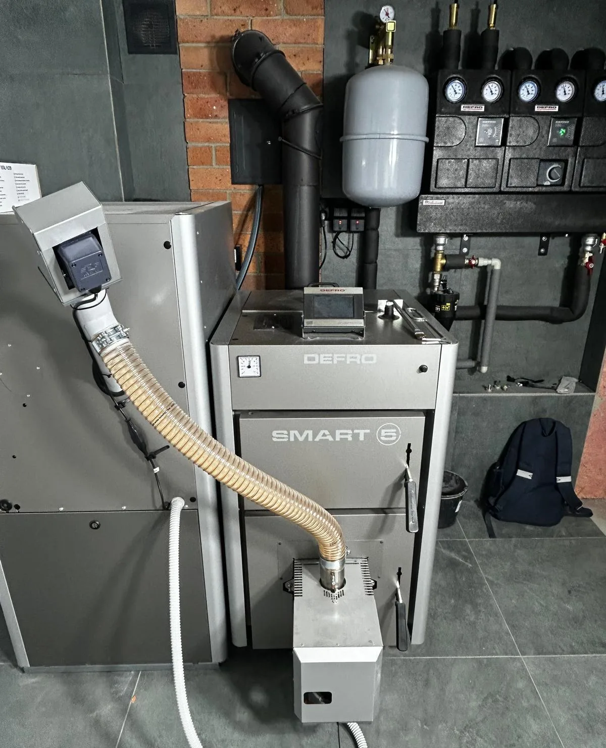 Kotłownia z kotłem Defro Smart Ekopell 16 kW, zdjęcie 2